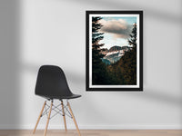 Glacier National Park. Must visit place. But, if you didn't visited yet, you can add this beautiful photo poster to your interior and enjoy the view. Enhanced matte paper poster 18x24.