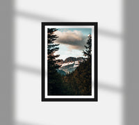 Glacier National Park. Must visit place. But, if you didn't visited yet, you can add this beautiful photo poster to your interior and enjoy the view. Enhanced matte paper poster 18x24.